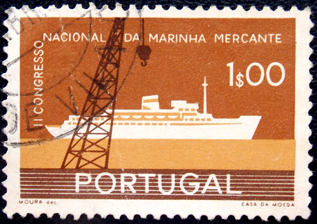  1958  . Crane and Passenger Ship 